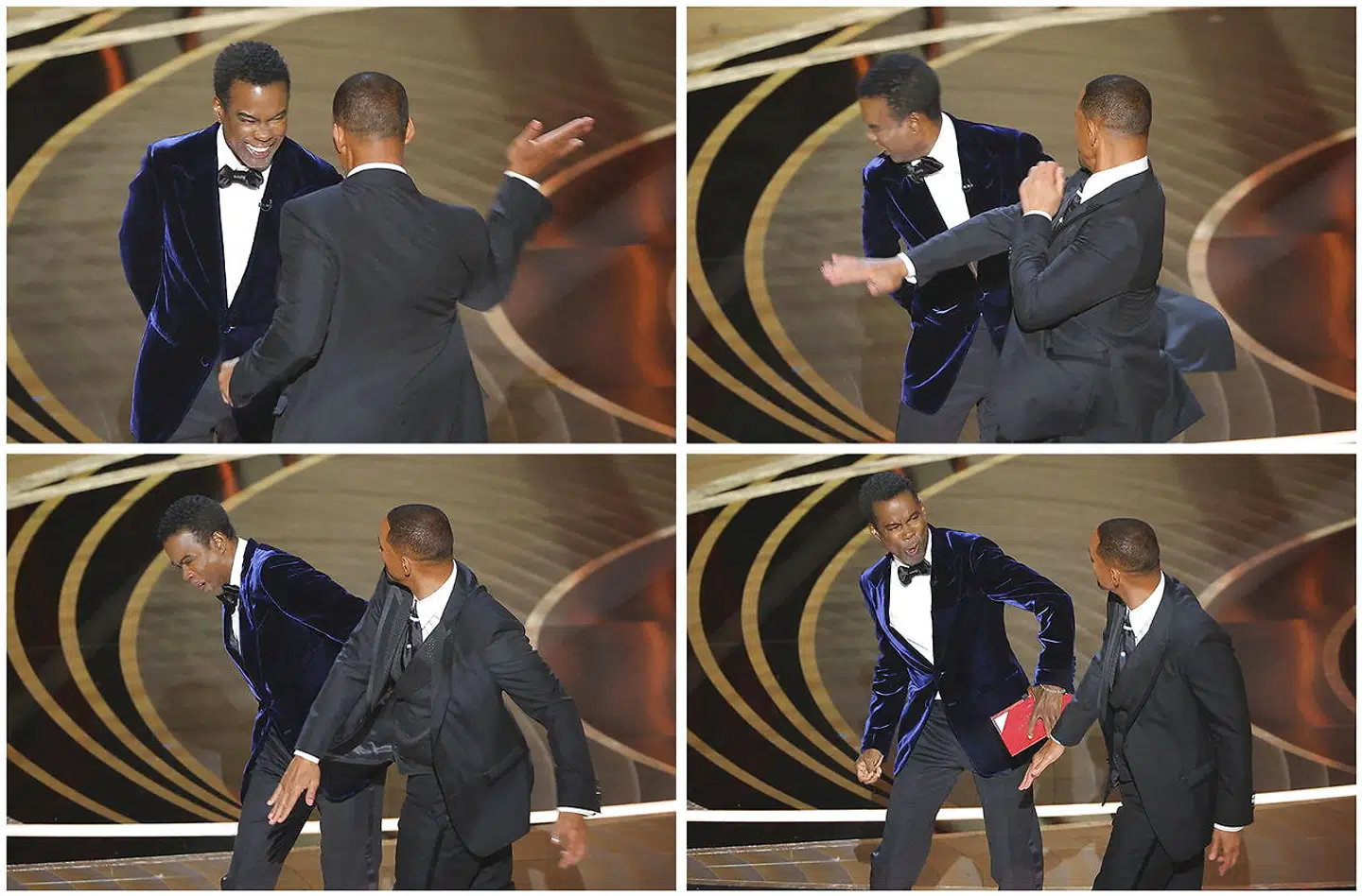 Will Smith gik op på scenen og slog Chris Rock, da han havde joket med Will Smiths kone, Jada Pinkett Smiths, korte frisure, som skyldes sygdommen pletskaldethed.
