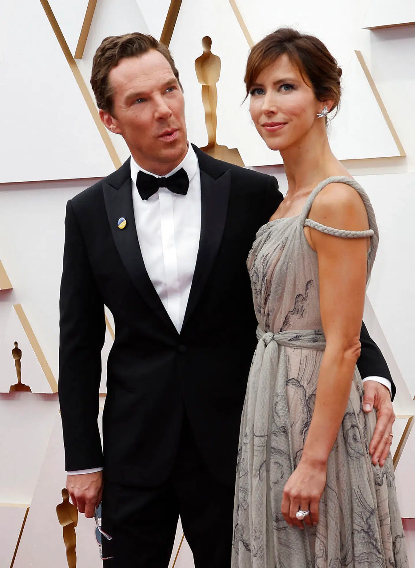 Benedict Cumberbatch med konen Sophie Hunter.