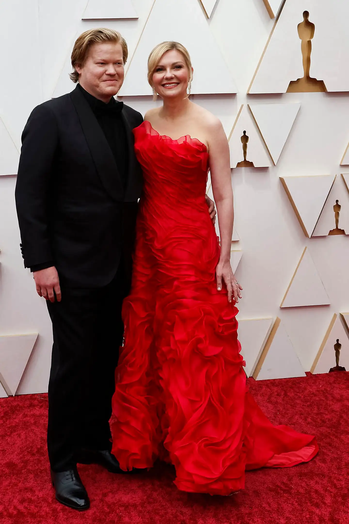 Kirsten Dunst og manden Jesse Plemons - begge medvirker i The Power of the dog.