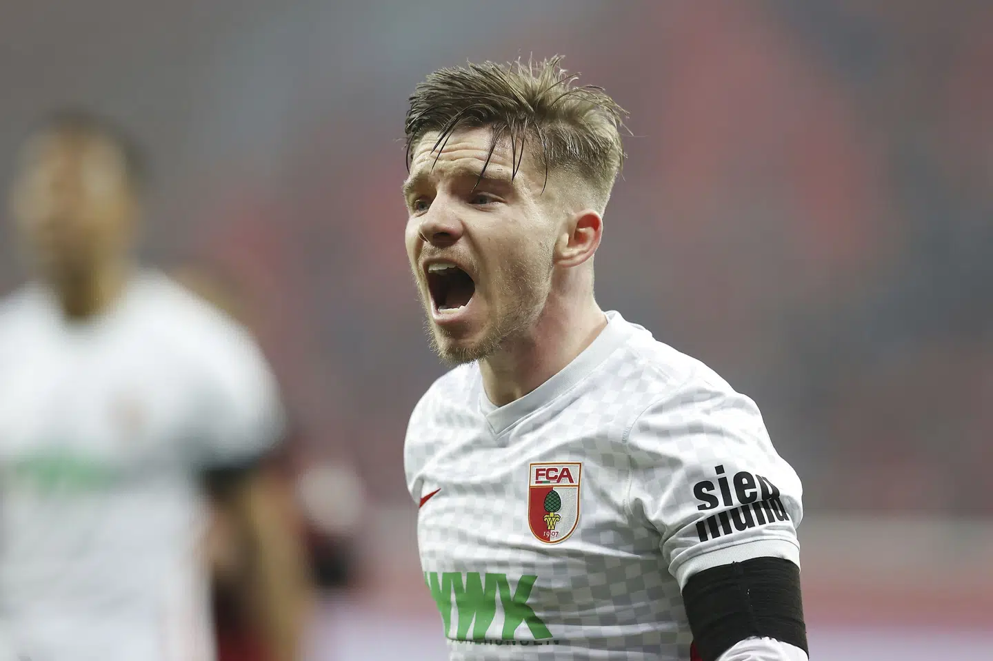 Mads Valentin Pedersen har i denne sæson været på banen i 23 bundesligakampe for Augsburg. (arkivfoto). Jvºrgen Fromme/Ritzau Scanpix