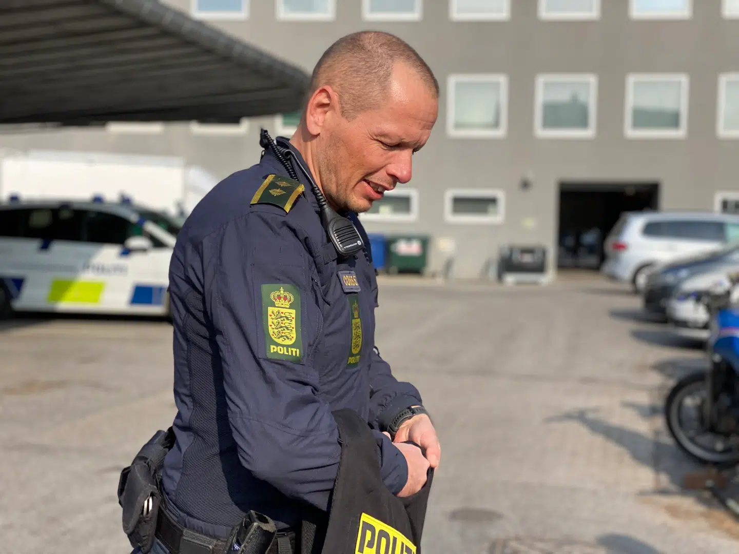 Her ses Thomas Veje uden vest.