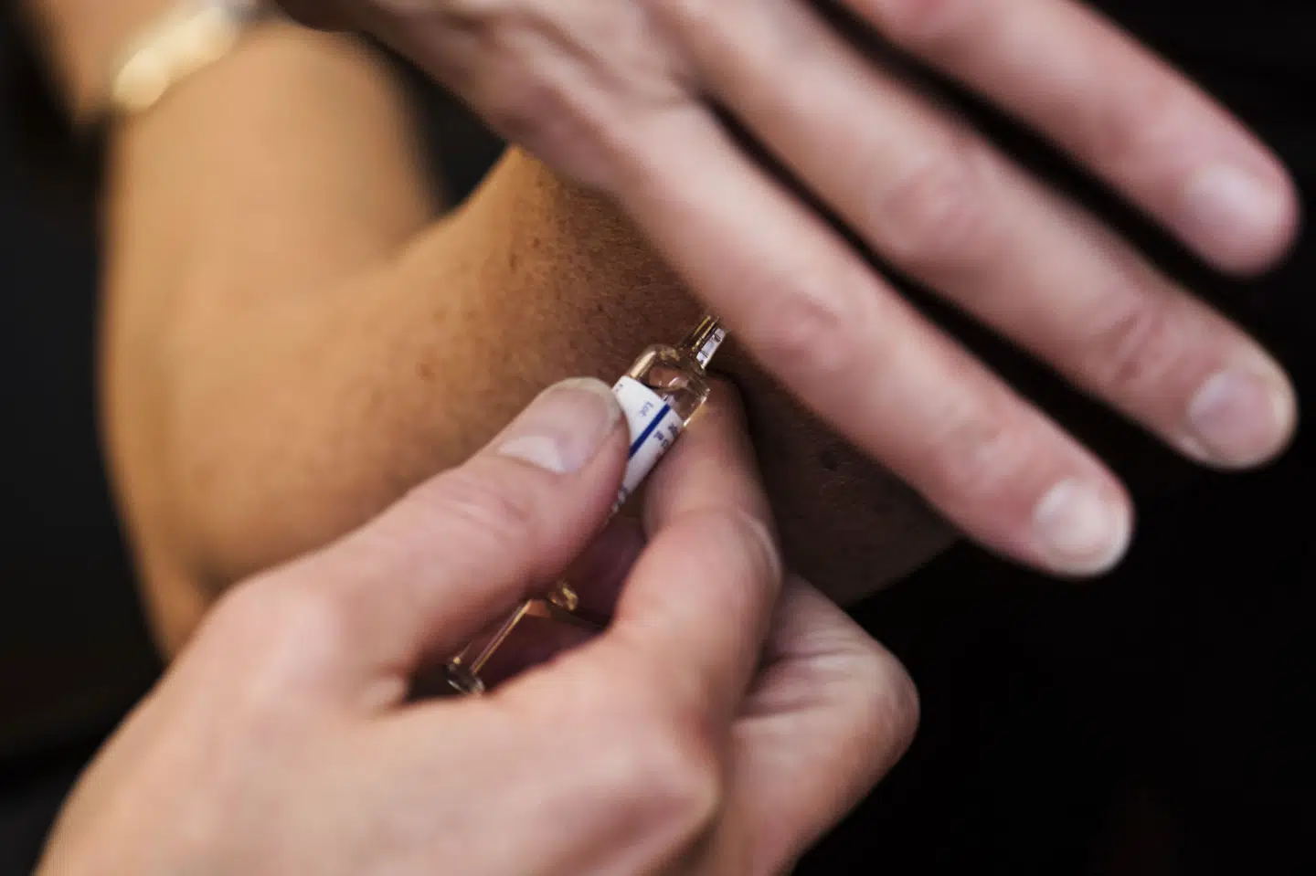 Næsten 30 procent af de danskere, der blev tilbudt en influenzavaccine i efteråret valgte at tage imod den. Kristian Djurhuus/Ritzau Scanpix