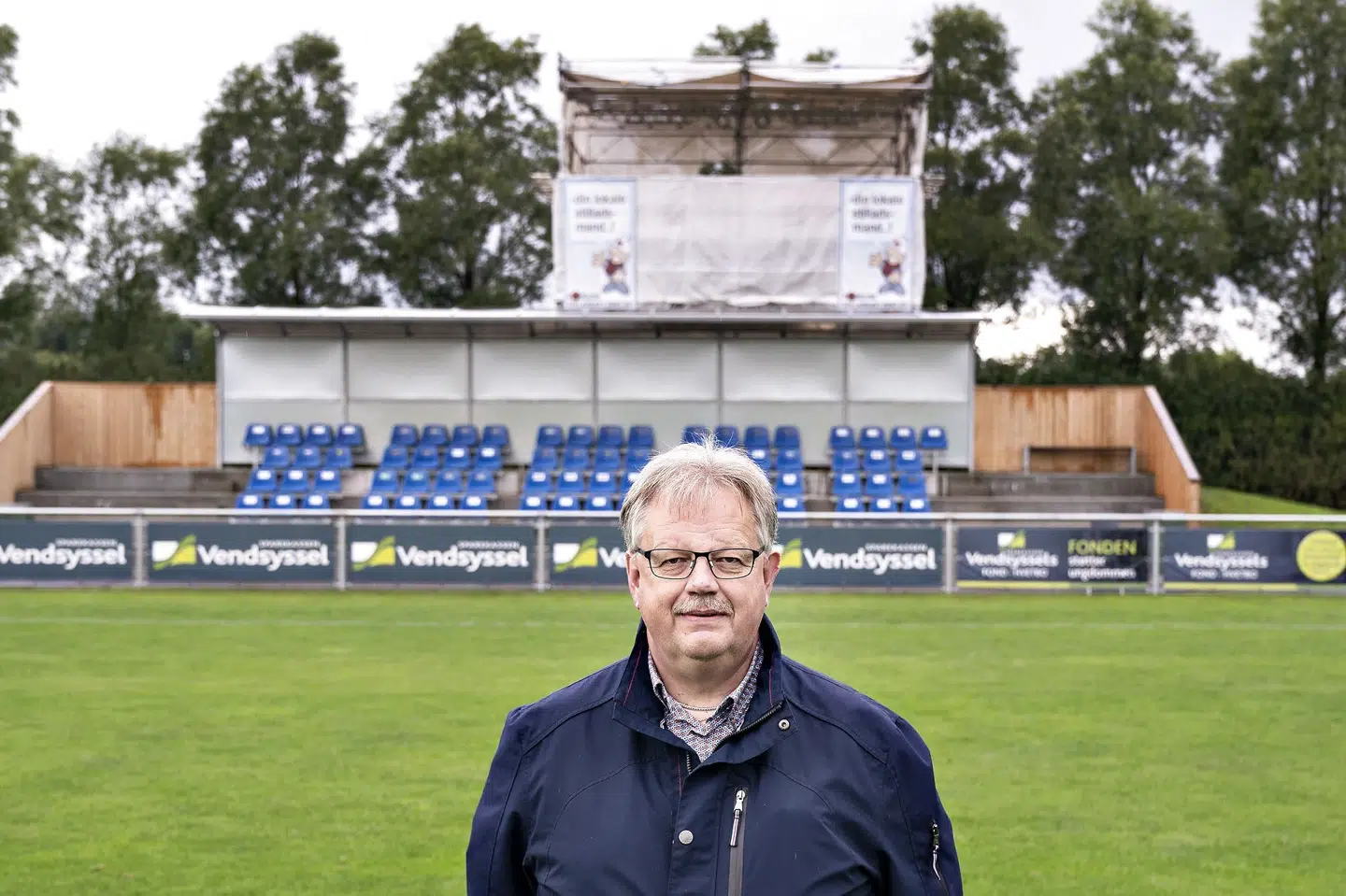 Mogens Gade vil helst se ungdomsspillere fra Fjerritslev, Brovst og Saltum slå igennem i Jammerbugt FC fremfor de mange udenlandske spillere, der er hentet til klubben af den nye tyske ejer, Klaus-Dieter Müller. (Arkivfoto). Henning Bagger/Ritzau Scanpix