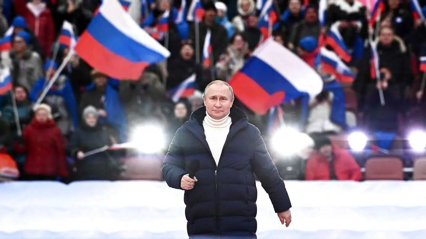 Arkivfoto af Vladimir Putin.