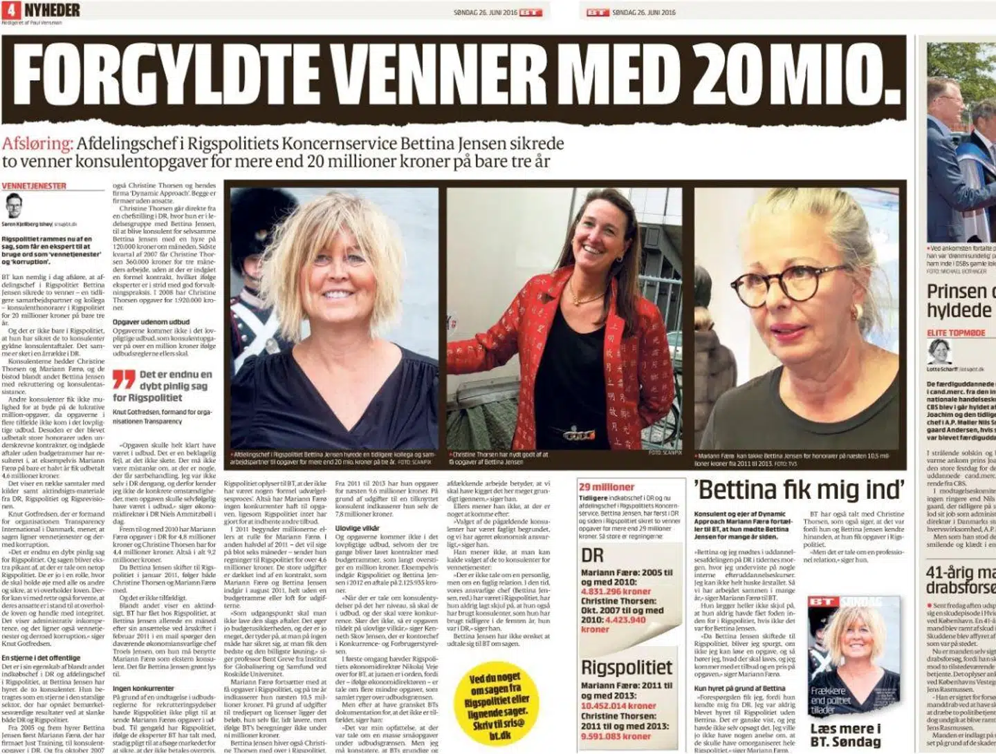 B.T.'s første historie i sagen fra 26. juni 2016.