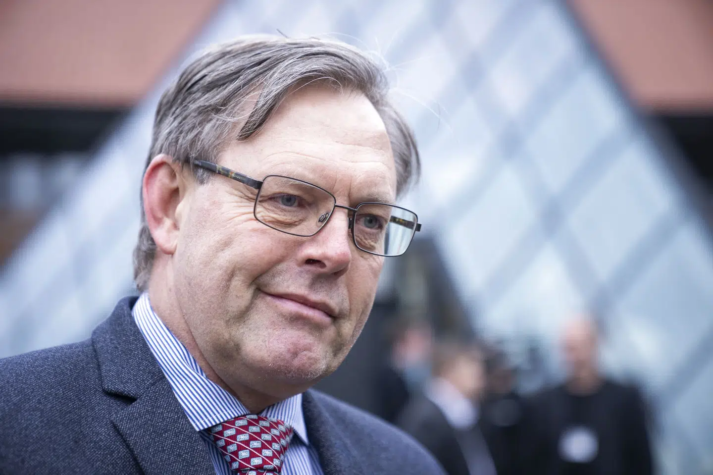Erik Høgh-Sørensen ankommer til Dansk Folkepartis ekstraordinære årsmøde i Herning søndag den 23. januar 2022. (Arkivfoto). Bo Amstrup/Ritzau Scanpix