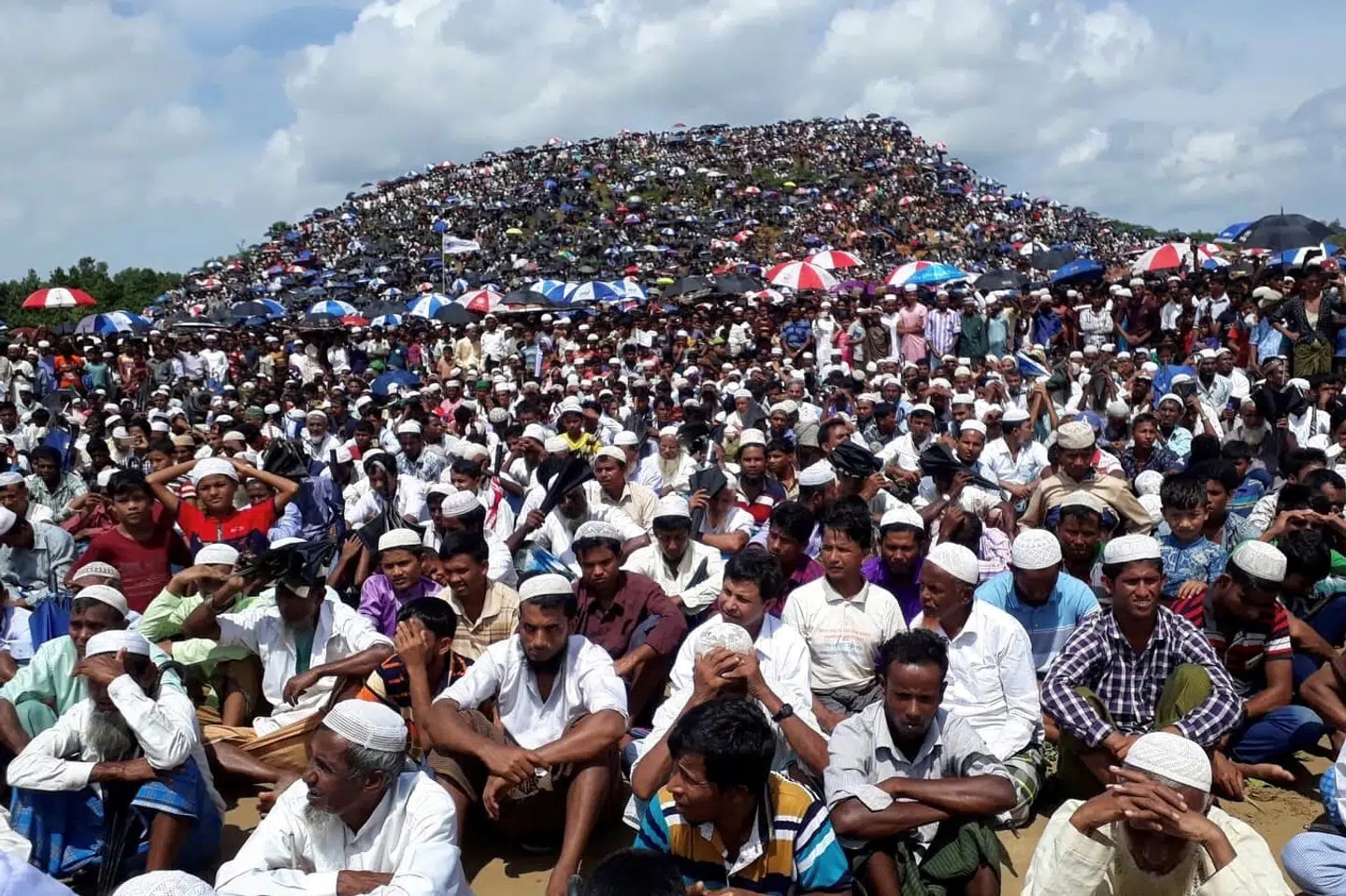 Rohingya-flygtninge fra Myanmar i flygtningelejren Cox's Bazar i Bangladesh. USA har nu formelt afgjort, at Myanmars militære begik folkedrab og forbrydelser mod menneskeheden under aktioner mod rohingyaerne. (Arkivfoto) Rafiquar Rahman/Reuters