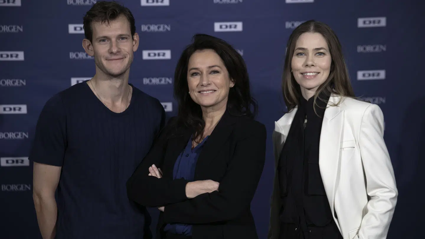 Simon Bennebjerg med Sidse Babett Knudsen og Birgitte Hjort Sørensen.