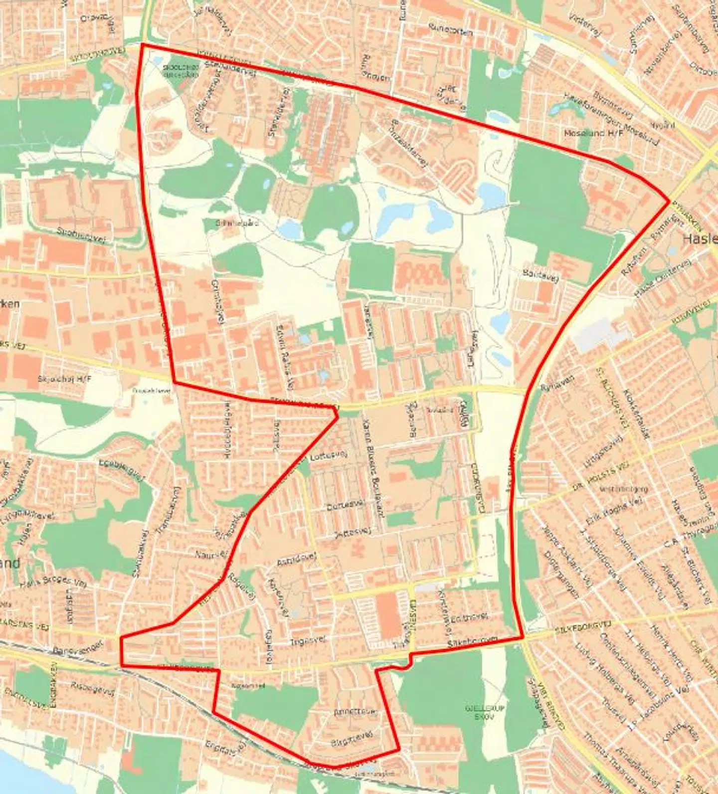 Visitationszonen i Brabrand.