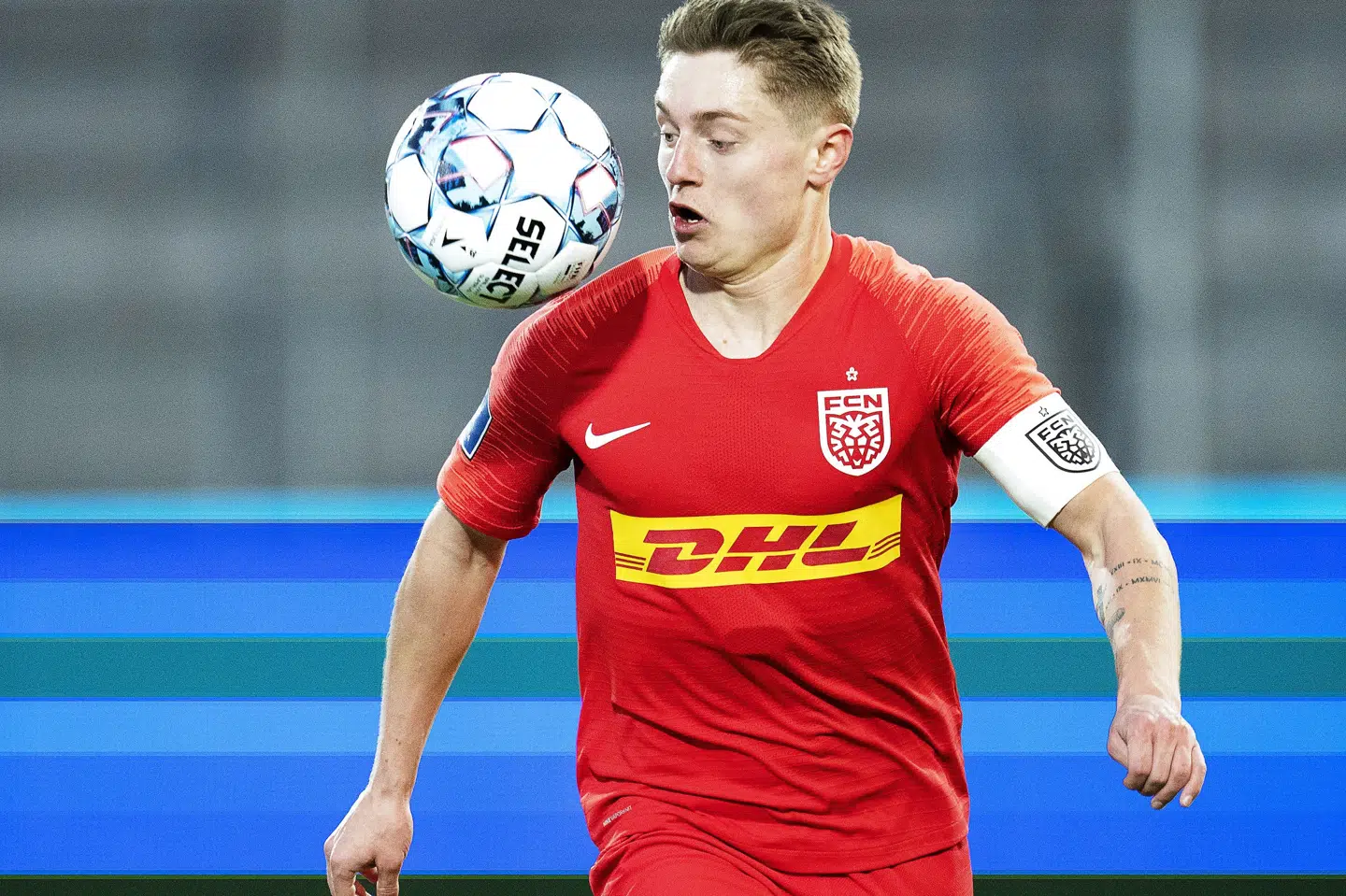 Trods sin unge alder har Magnus Kofod spillet et hav af kampe i FC Nordsjælland, men snart kan det være slut (Arkivfoto). Claus Bech/Ritzau Scanpix