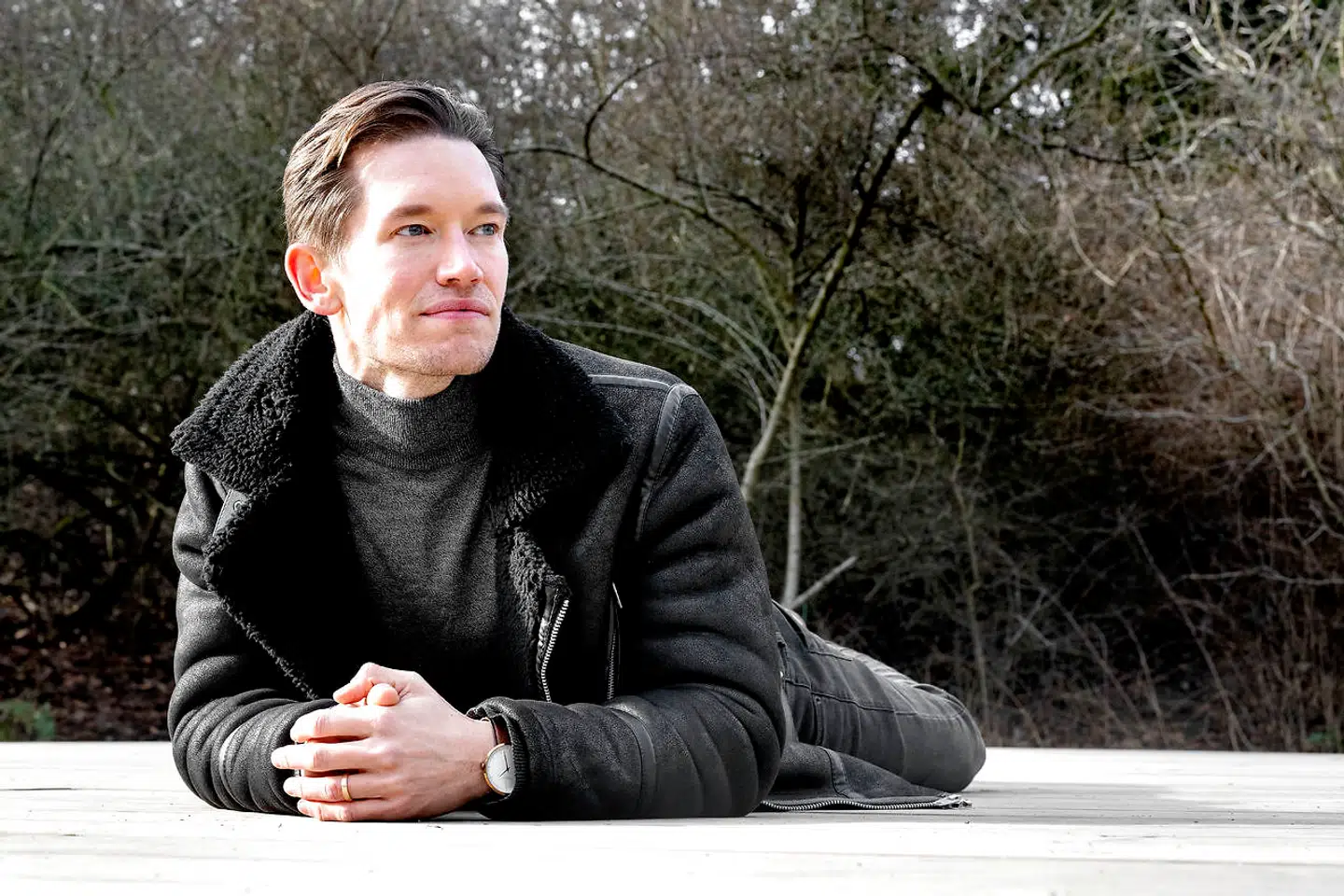 Det kom bag på Morten Kjeldgaard, at hans kæreste Frederik Haun turde fri til ham. Foto Bax Lindhardt.