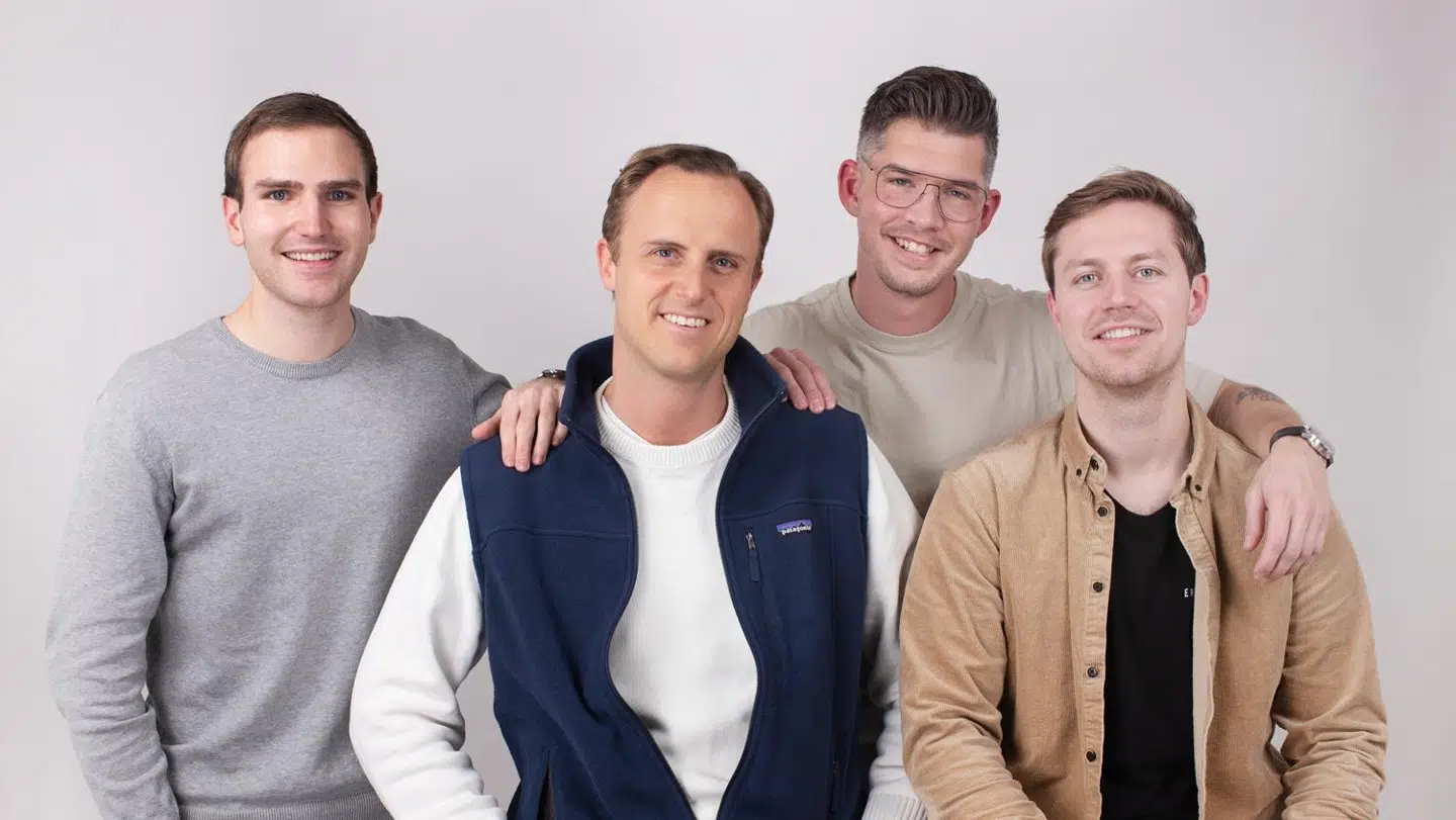 Christian, Mads og Rasmus fik en aftale hjem med Christian Arnstedt i programmet. Foto: Errant