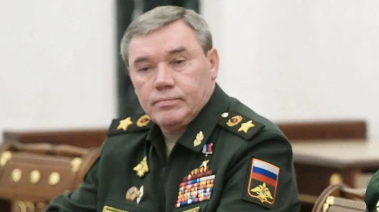 Chefen for Ruslands væbnede styrker, general Gerasimov.
