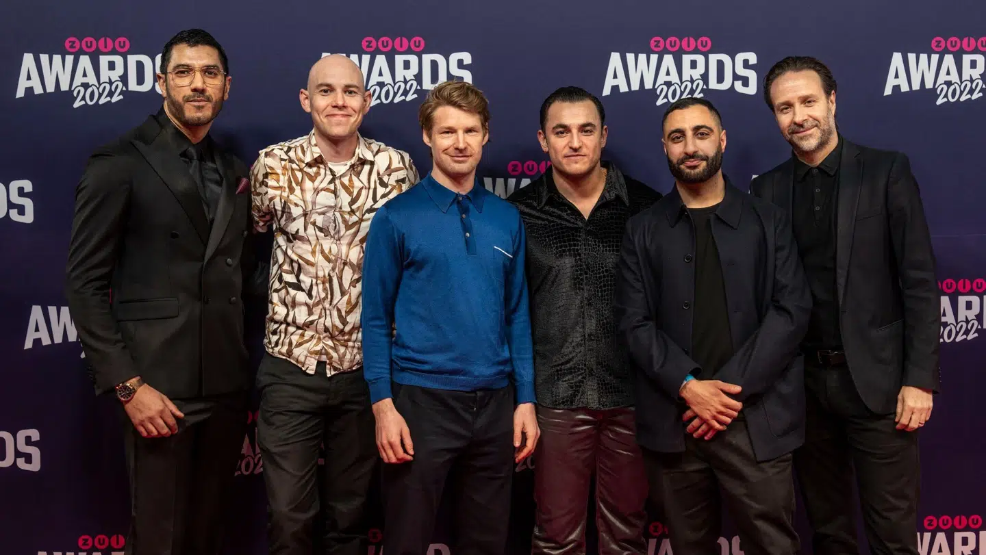 Mikkel Herforth yderst til højre til Zulu Awards.