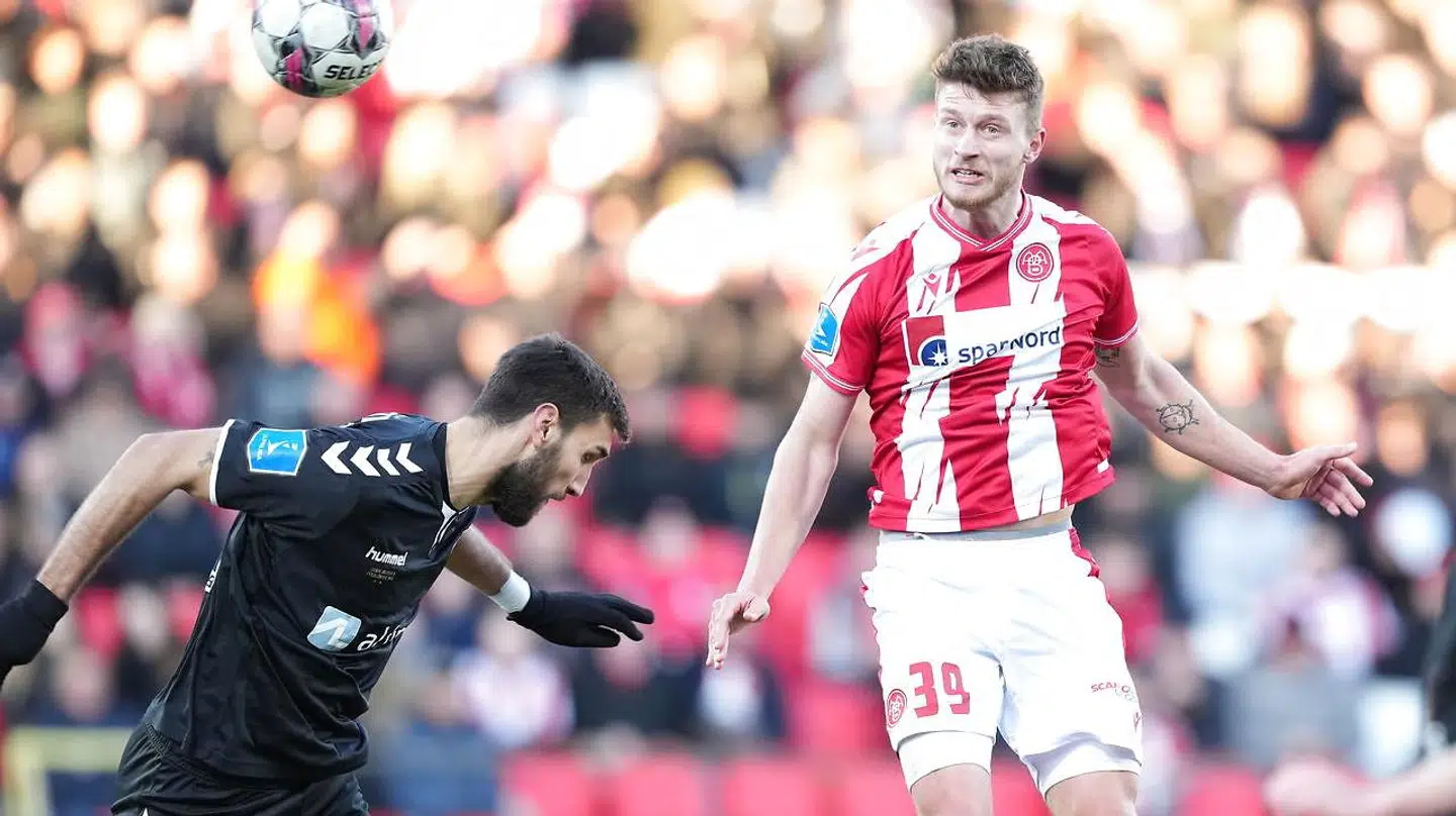 Kasper Høgh var en af de tre nye mænd i AaBs startopstilling.