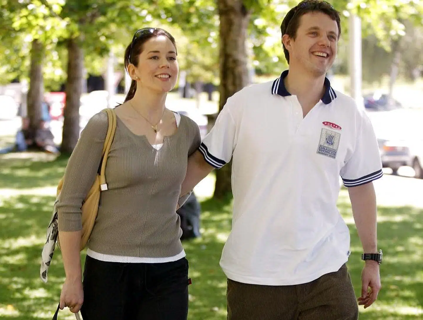 Frederik og Mary fik lov at være i fred de første år, de var kærester. De mødtes i 2000. Her er de i 2004, hvor de var i Australien til bryllup hos Marys søster. Foto Mark Baker.