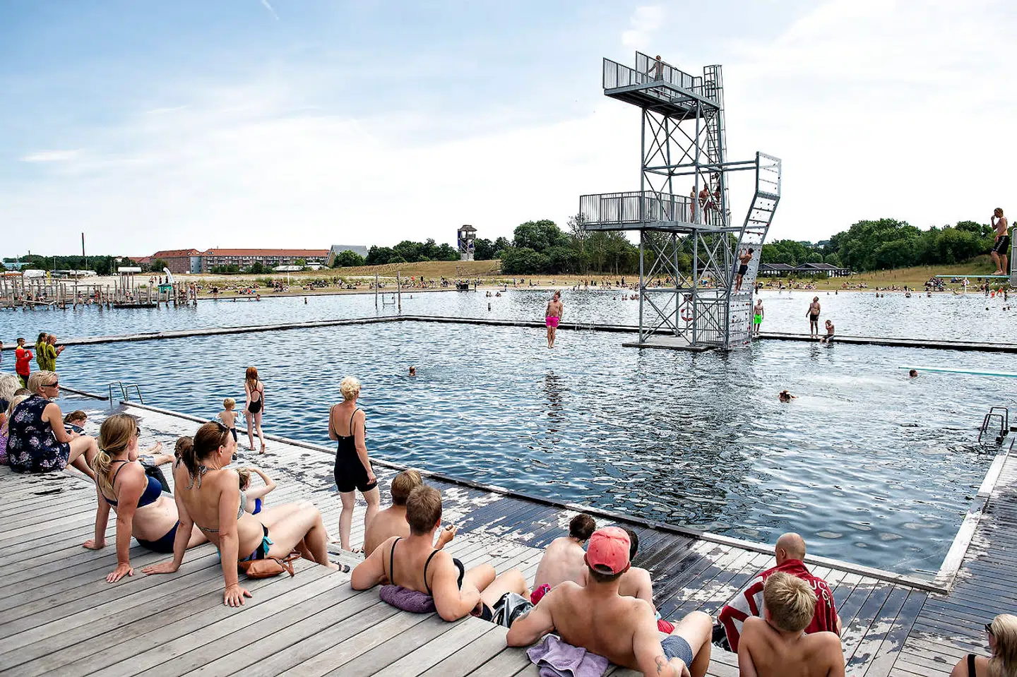 Vestre Fjordpark er det perfekte sted til en badetur.