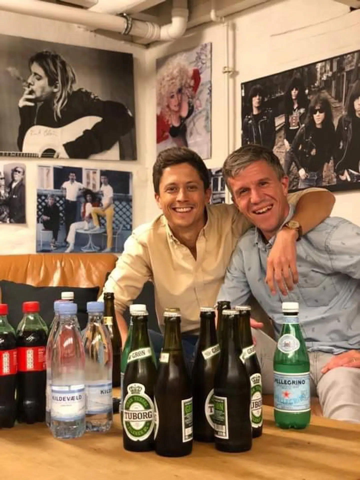 Dette billede er Rasmus Staghøjs favoritbillede med Chris Anker Sørensen. Det er taget inden et foredrag i Vejle.