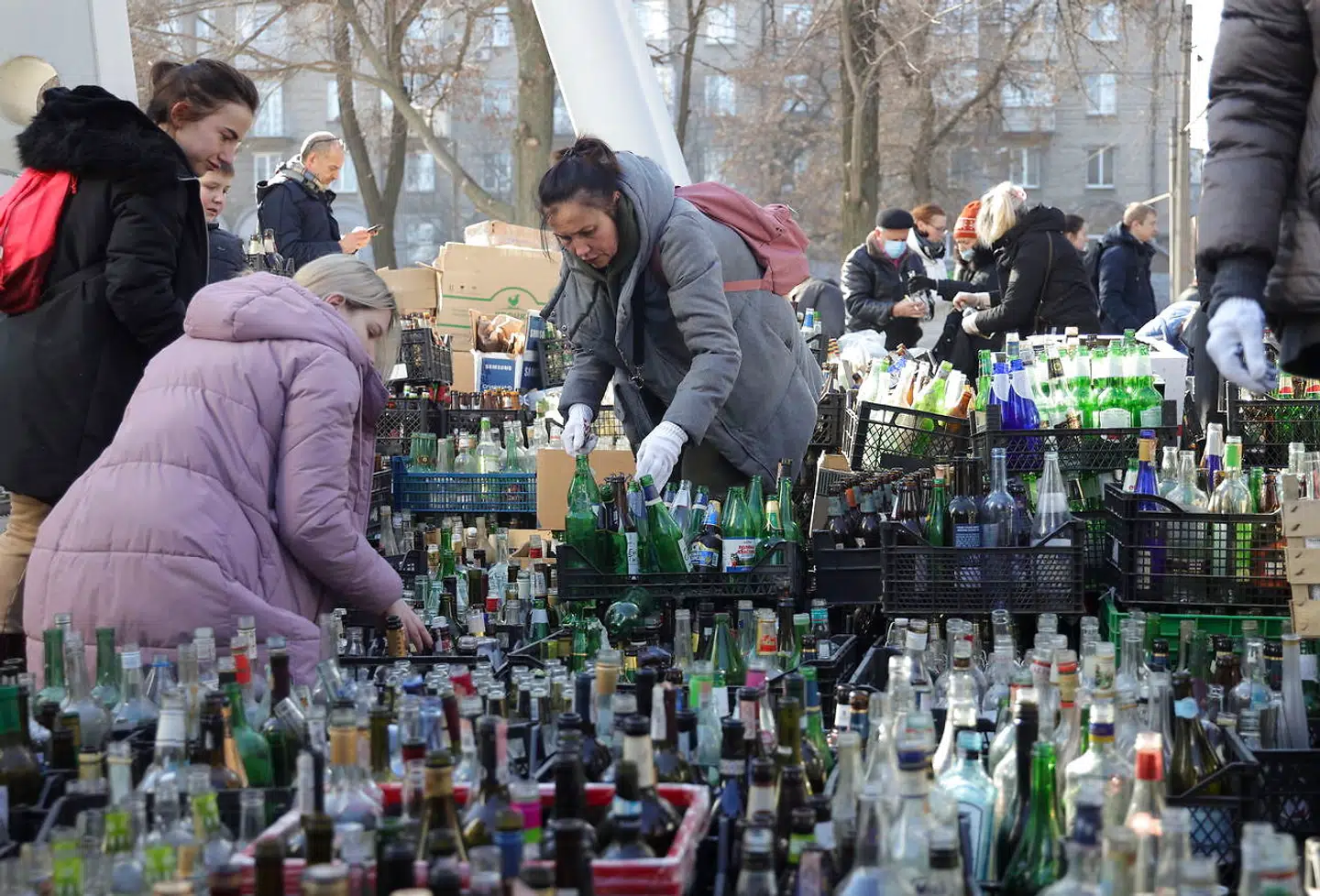 I Dnipro bliver der forberedt rigtigt mange brandbomber.