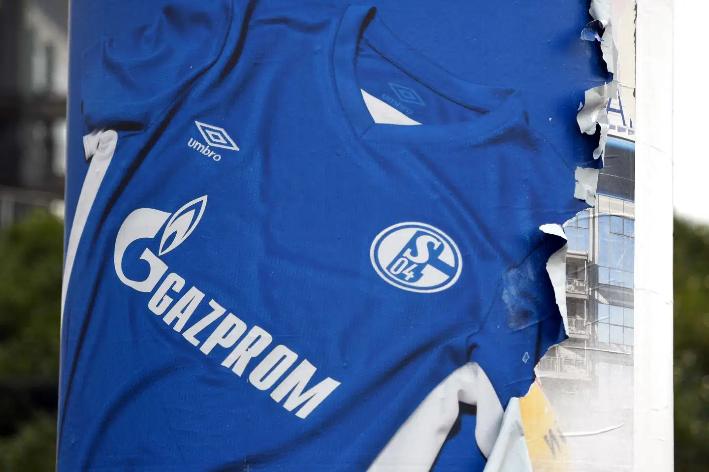 Schalke 04 dropper samarbejdet med Gazprom som sponsor. Ina Fassbender/Ritzau Scanpix