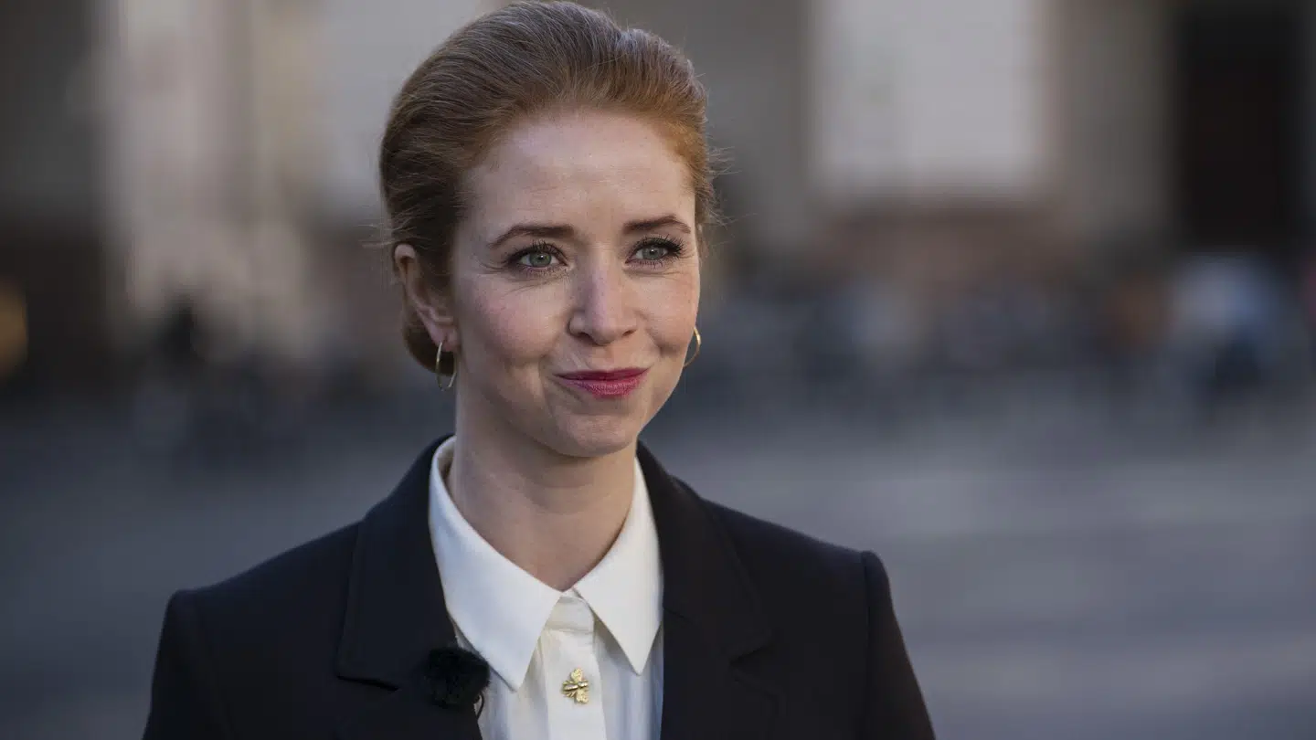 Johanne Louise Schmidt som 'Borgen'-statsminister Signe Kragh.