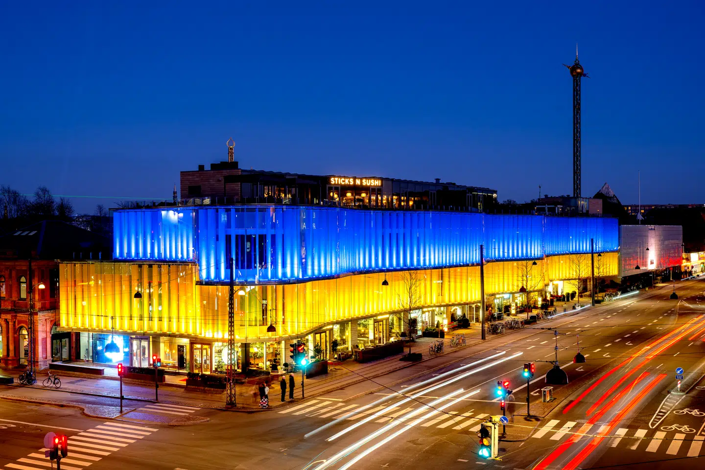 Tivoli i København søndag aften. Foto: Bax Lindhardt.