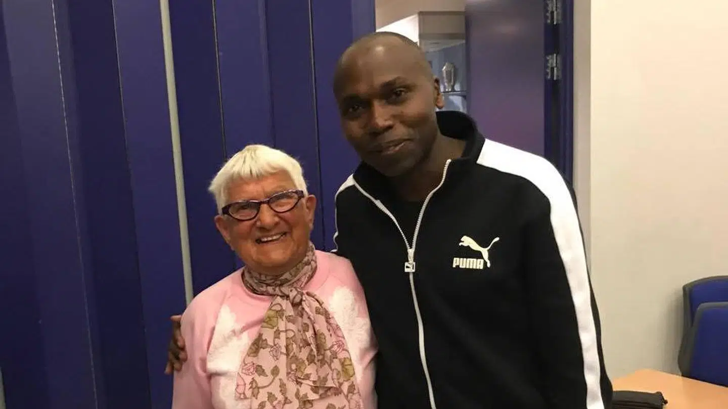 To verdensrekordindehavere – Rosa Pedersen og Wilson Kipketer.