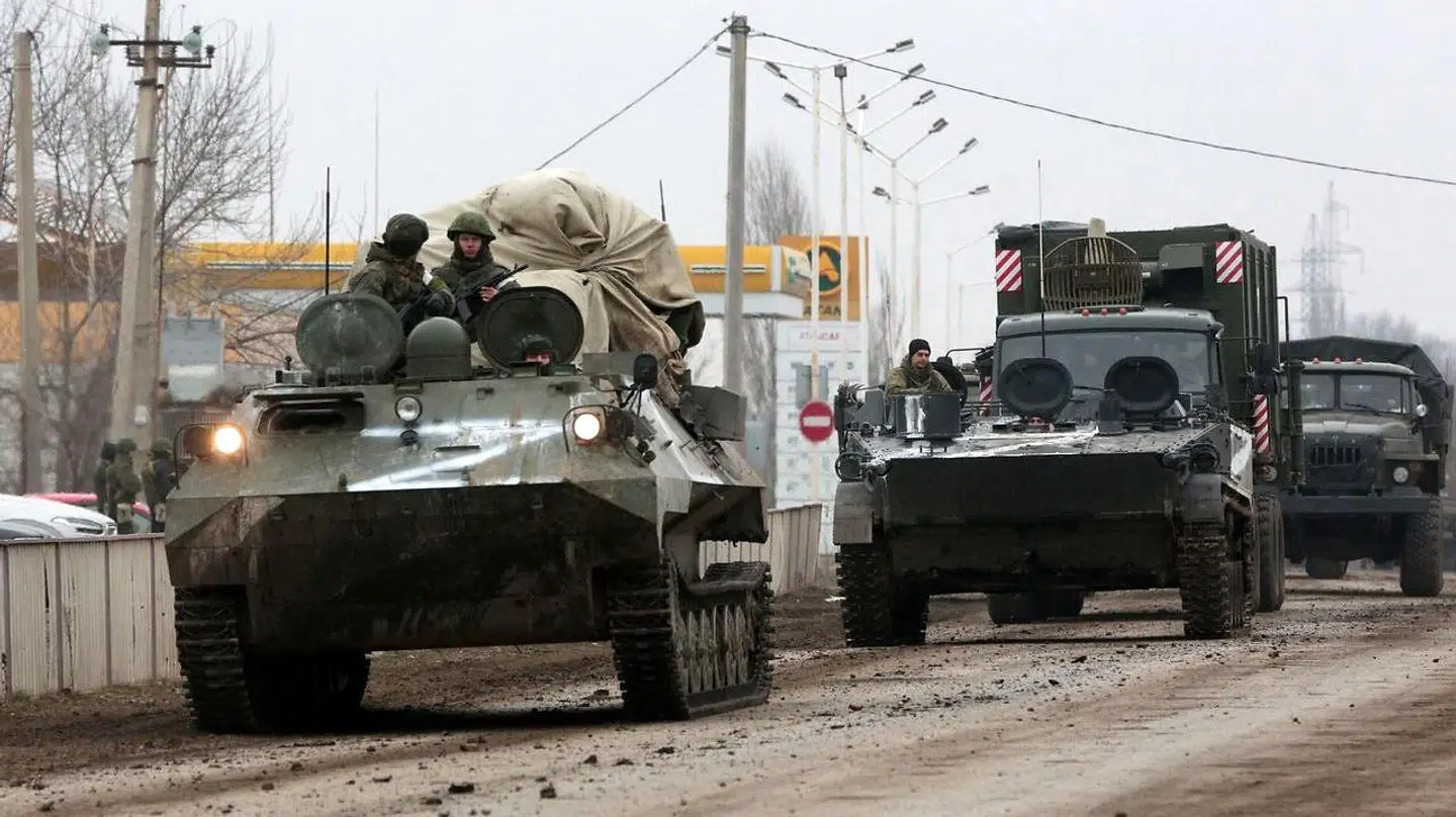Russiske kampvogne i Ukraine