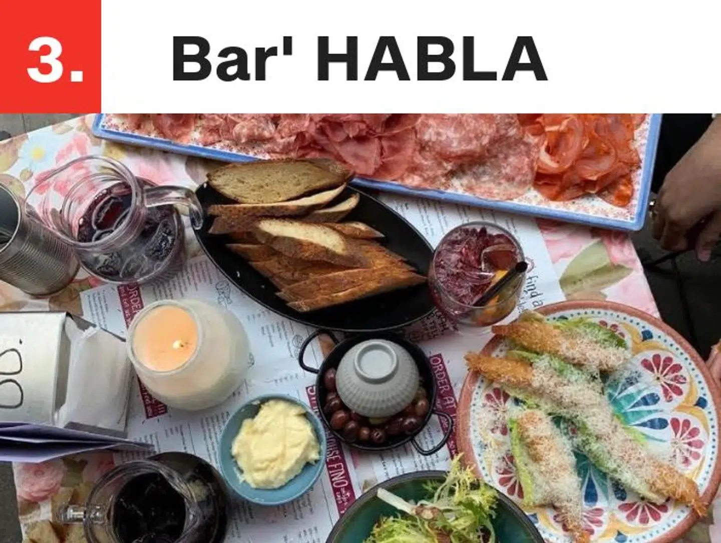 Bar' HABLA er et velbesøgt sted i Jægergårdsgade.
