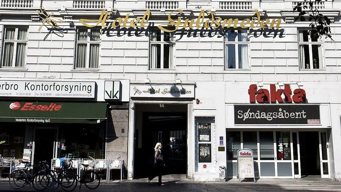 Hotel Guldsmeden, Vesterbrogade 66.