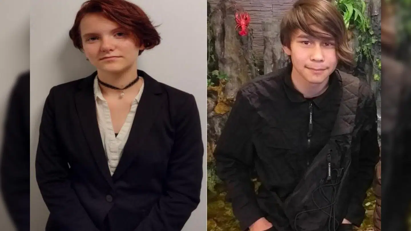 13-årige Annabell Liva Graff fra Ørbæk og 18-årige Anders Henrik Lynge.