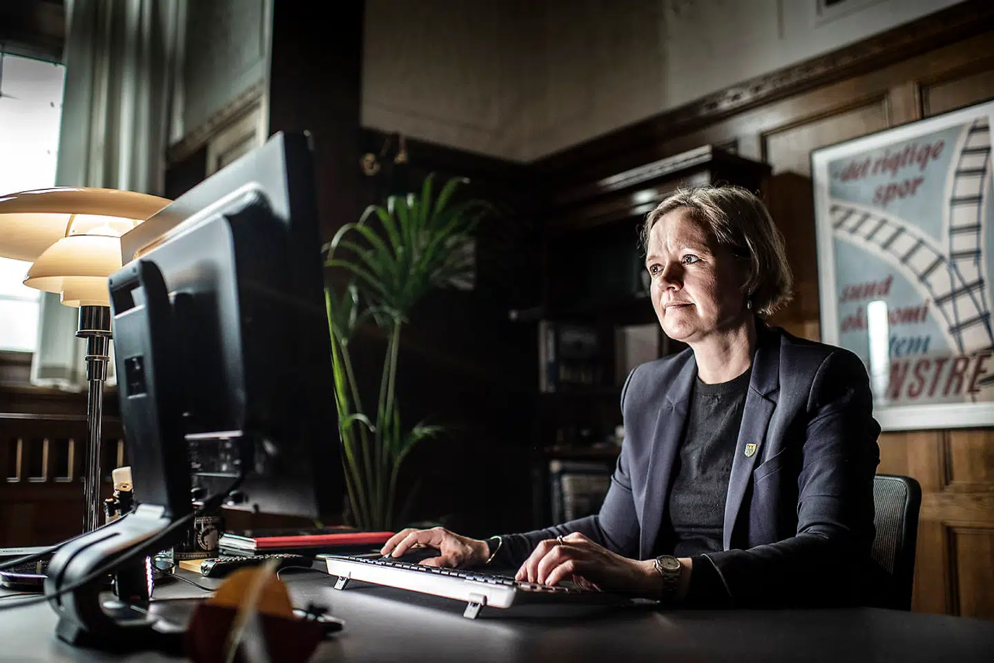 beskæftigelses- og integrationsborgmester i Københavns Kommune, Cecilia Lonning-Skovgaard (V). På Københavns Rådhus