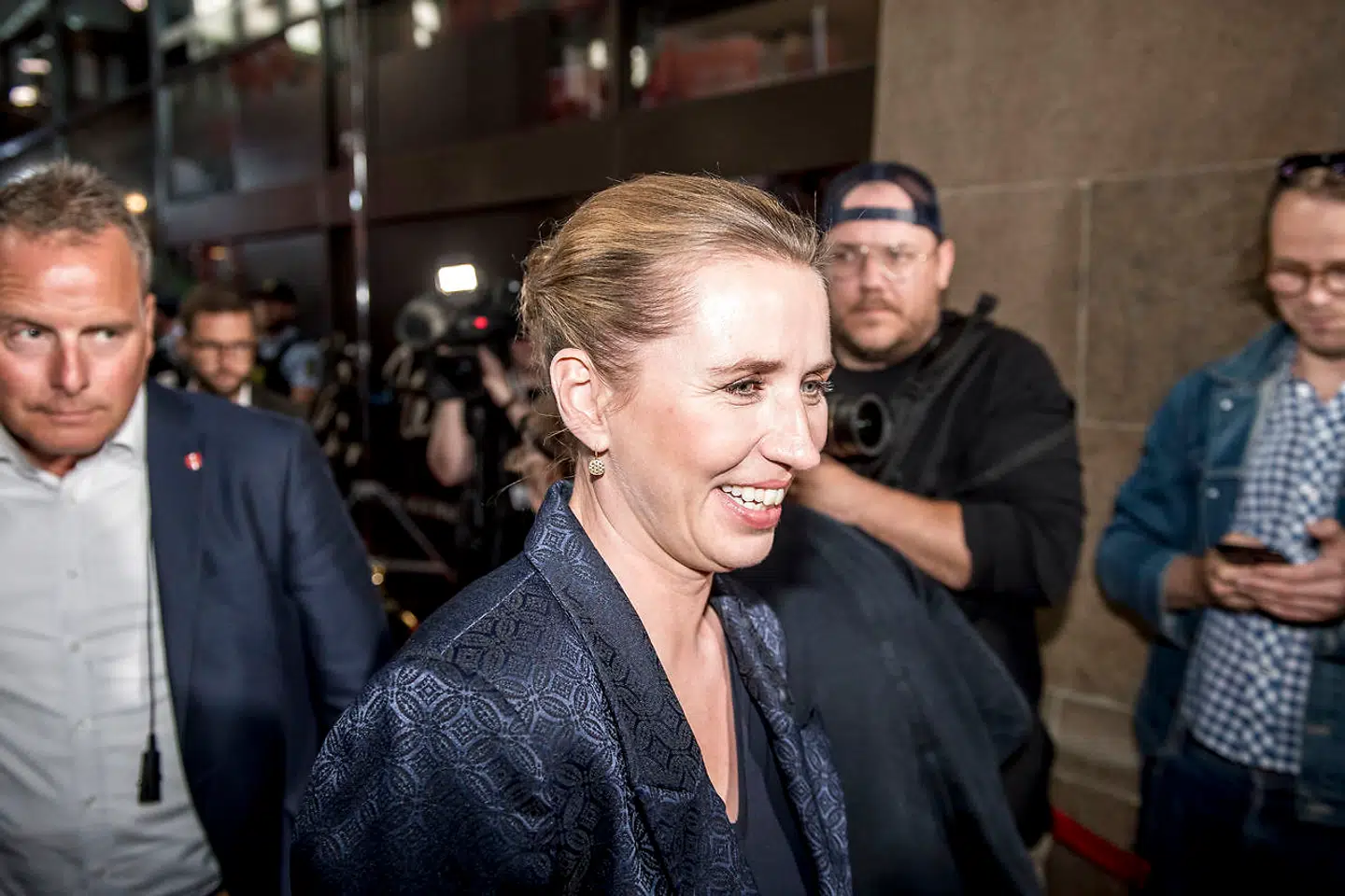 Mette Frederiksen under folketingsvalgkampen i juni 2019.