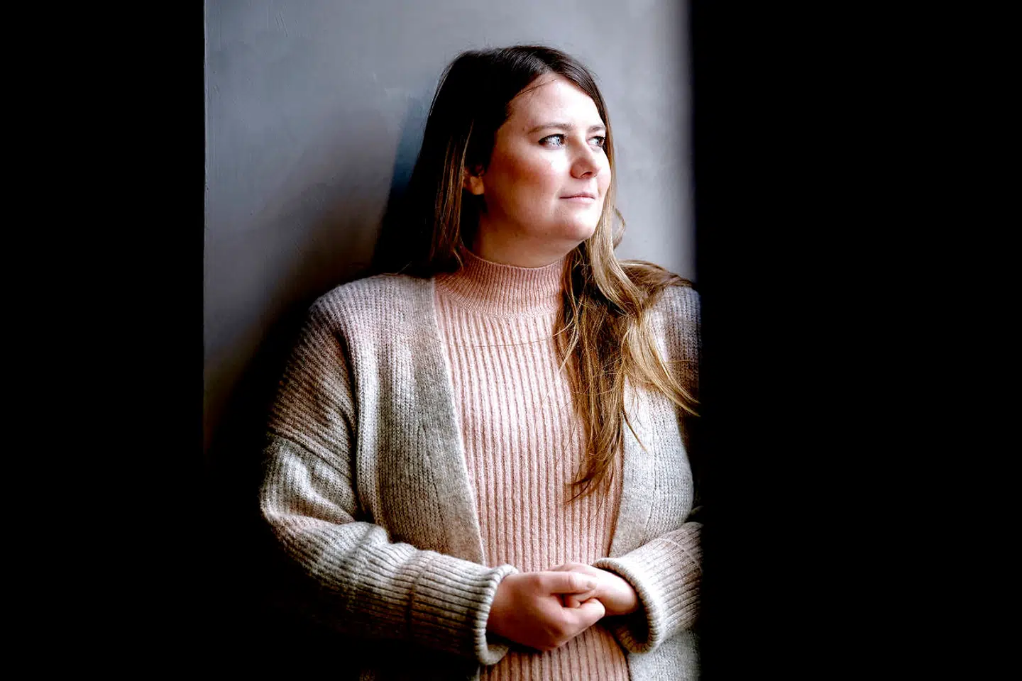 Natascha Kampusch fotograferet, da B.T. møder hende på hotel Villa Copenhagen i København.