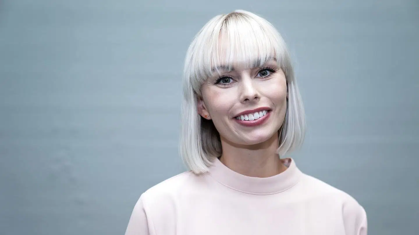 Jenna Bagge til 'Vild med dans'-pressemøde i København, tirsdag den 8. september 2020.