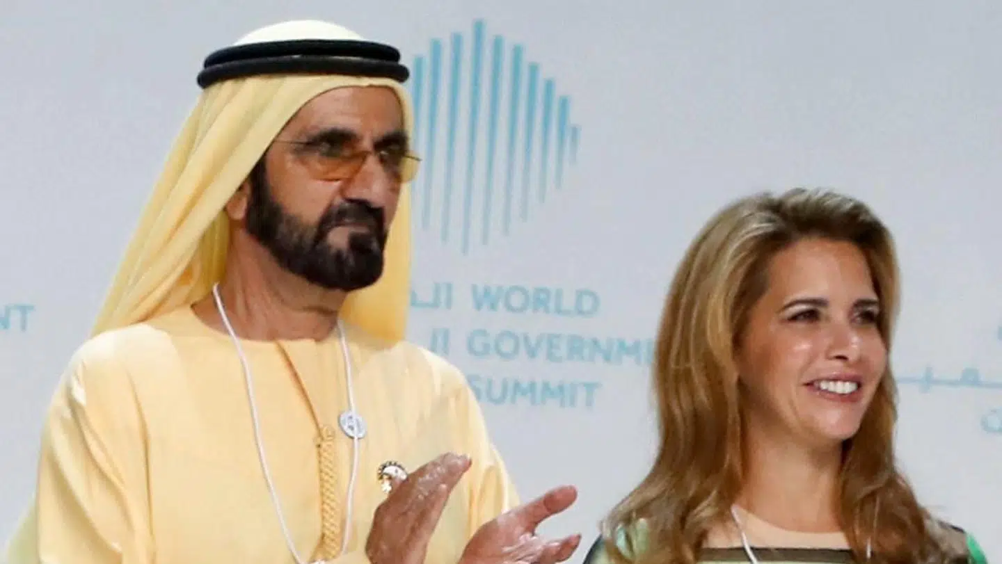 Sheikh Mohammed bin Rashid og prinsesse Haya.