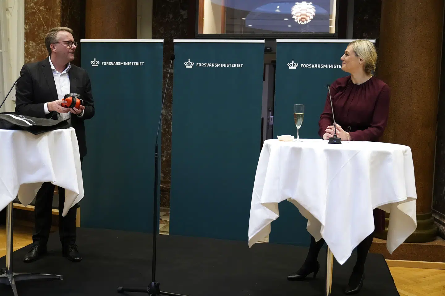 Trine Bramsen overdrager tirsdag Forsvarsministeriet til ny forsvarsminister Morten Bødskov (S). Trine Bramsen har siddet på posten som forsvarsminister siden 2019. Claus Bech/Ritzau Scanpix