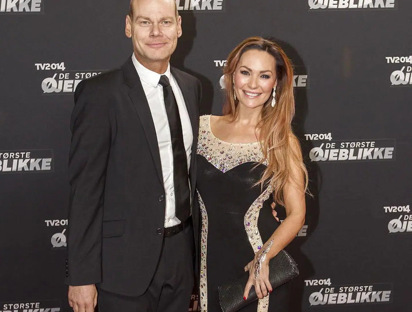 Da Mascha Vang og Andreas Bo var kærester fra 2014-2015, var de hyppige gæster på den røde løber. Foto: David Leth Williams/Scanpix 2014.