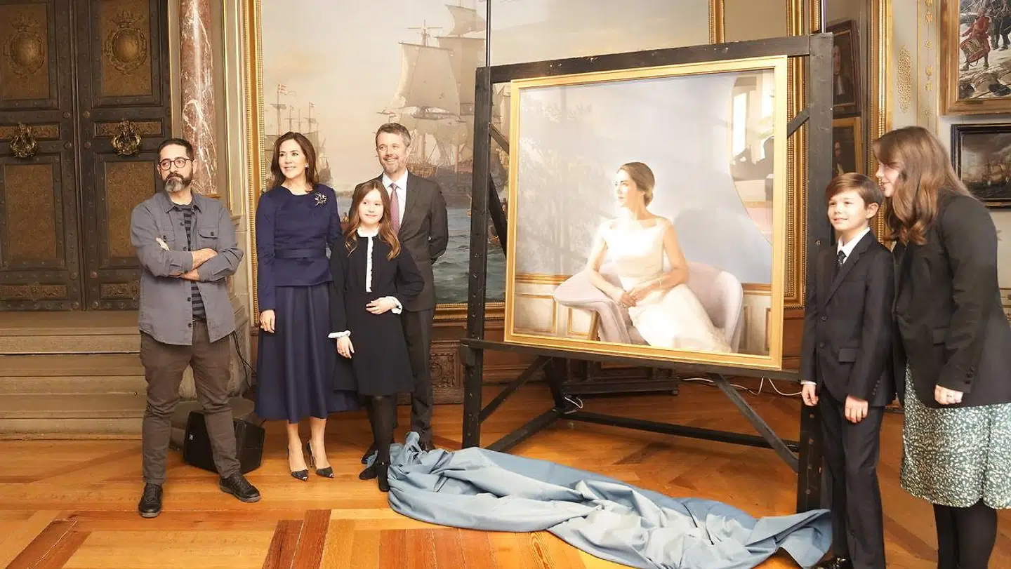 Kronprinsessens 50 års fødselsdag: Kronprinsessen åbner udstillingen 'H.K.H. Kronprinsesse Mary 1972 2022' på Det Nationalhistoriske Museum på Frederiksborg Slot, torsdag den 3. februar 2022.