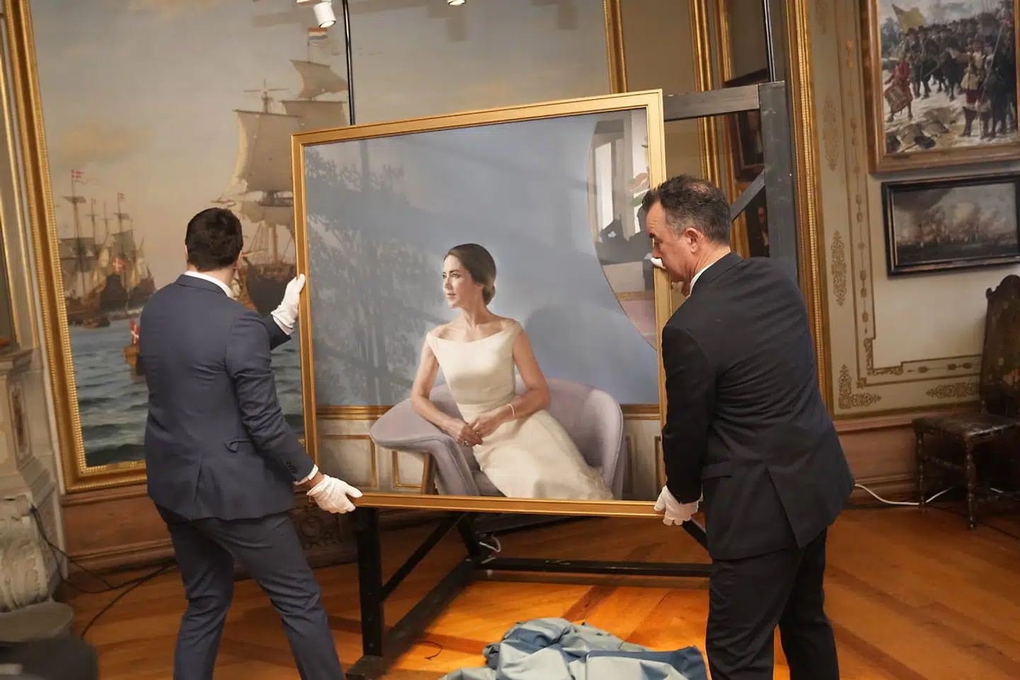 Kronprinsessens 50 års fødselsdag: Kronprinsessen åbner udstillingen 'H.K.H. Kronprinsesse Mary 1972 2022' på Det Nationalhistoriske Museum på Frederiksborg Slot, torsdag den 3. februar 2022.