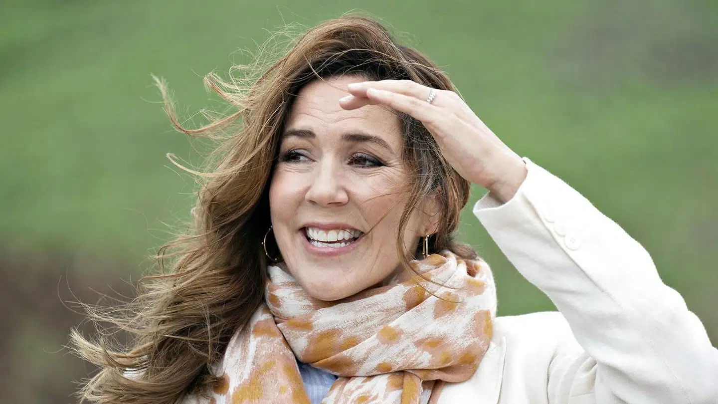 Kronprinsesse Mary ses her under åbningen af oplevelsesarenaen Naturkraft i Ringkøbing, fredag den 12. juni 2020. (Foto: Henning Bagger/Ritzau Scanpix)