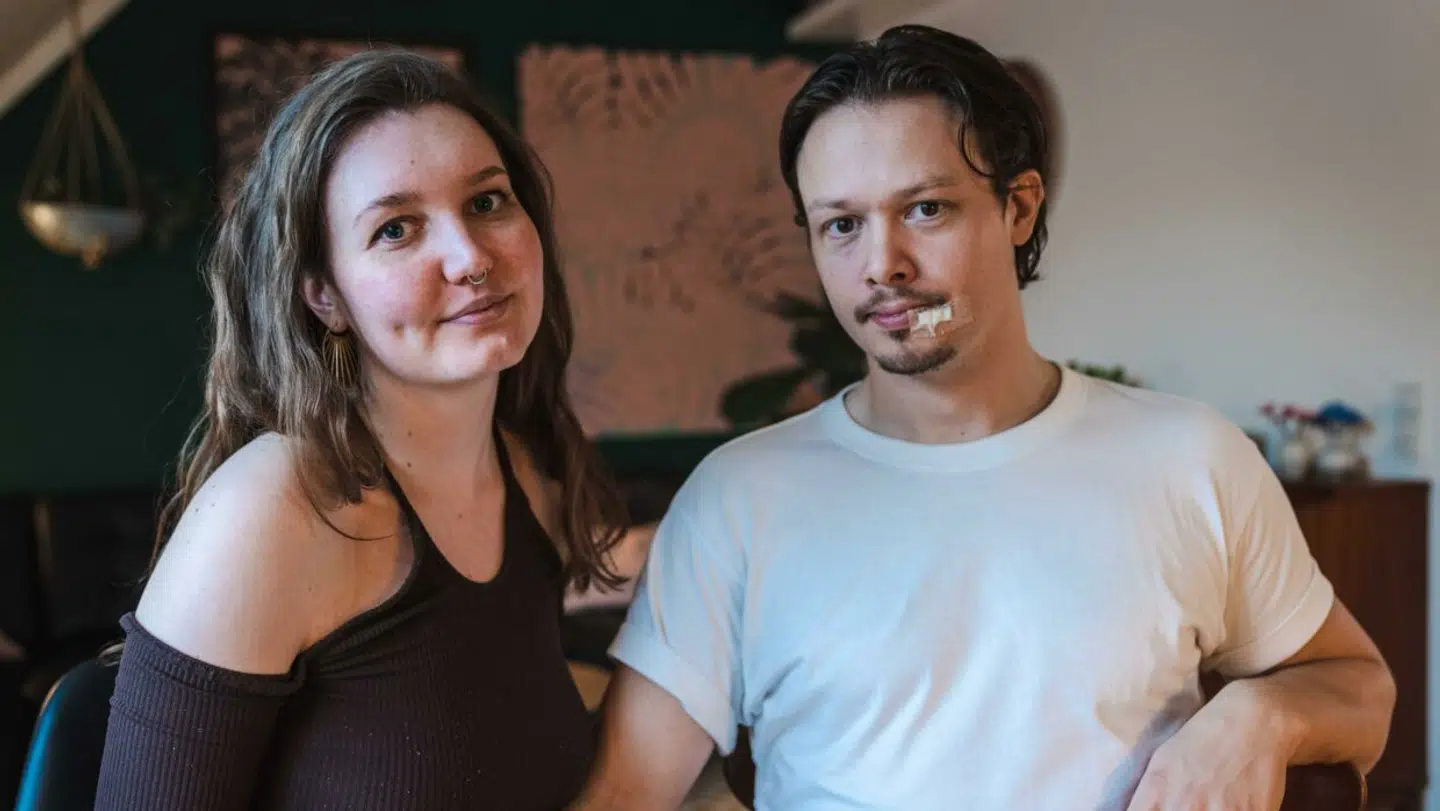 Malou Lassen og Alex Andersen blev gift i Åbyhøj Kirke for lidt over to år siden.