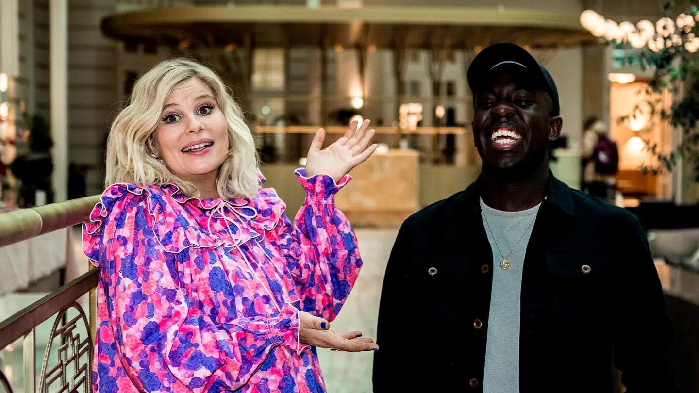 Sofie Linde og Melvin Kakooza.