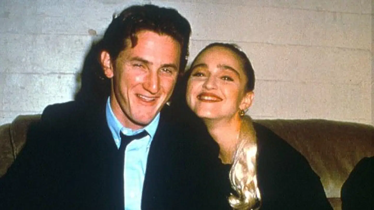 Sean Penn og Madonna, da parret stadig var gift tilbage i 1987.