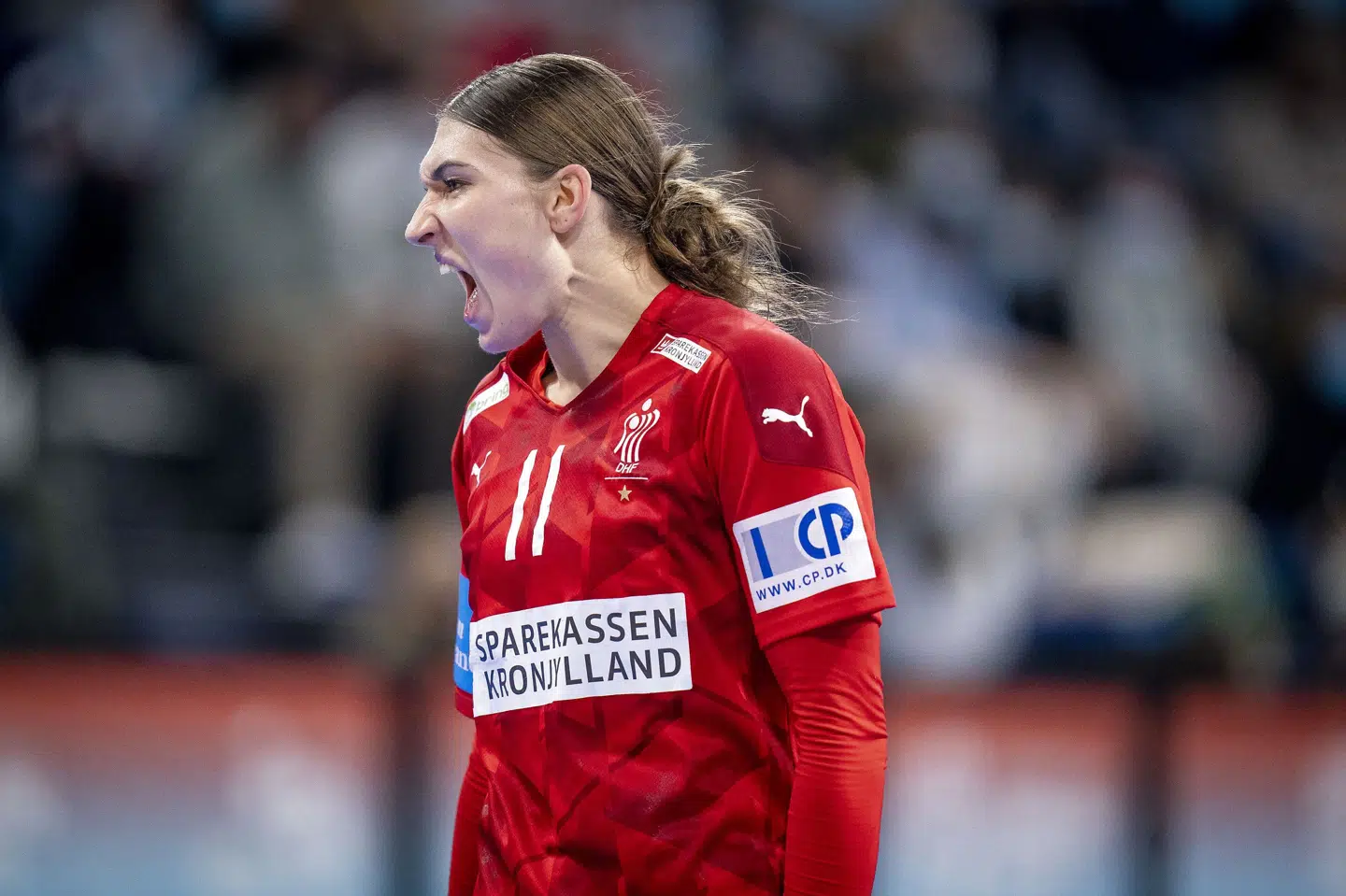 Line Haugsted rykker teltpælene i Viborg op og drager mod Ungarn. (Arkivfoto) Liselotte Sabroe/Ritzau Scanpix