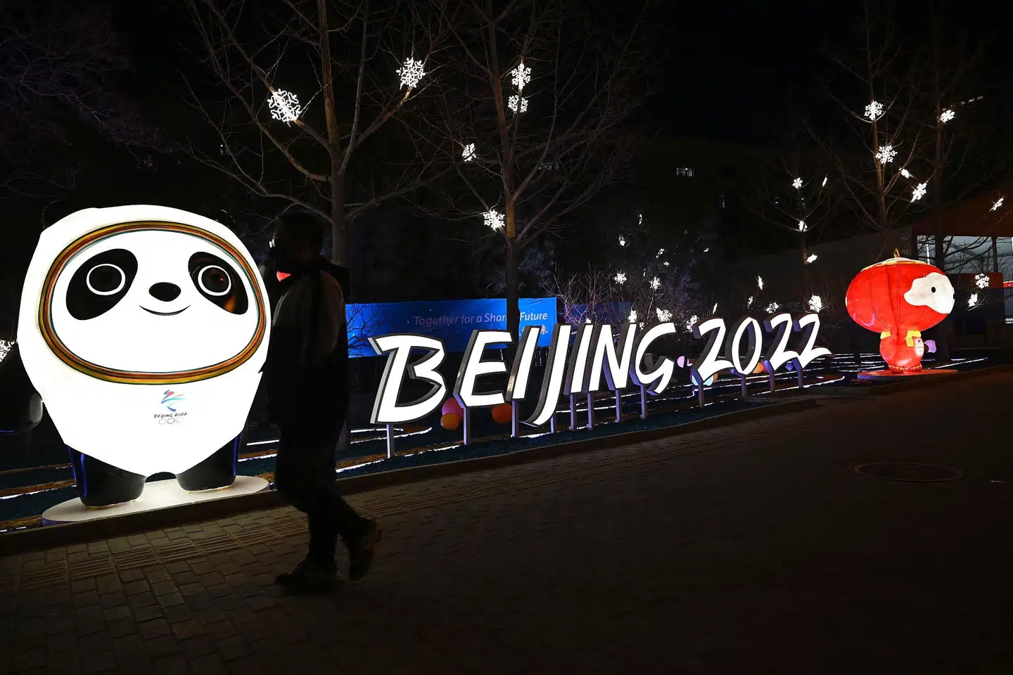 OL bliver afholdt i Beijing i Kina og bliver skudt i gang med åbningsceremonien 4. februar. Jade Gao/Ritzau Scanpix