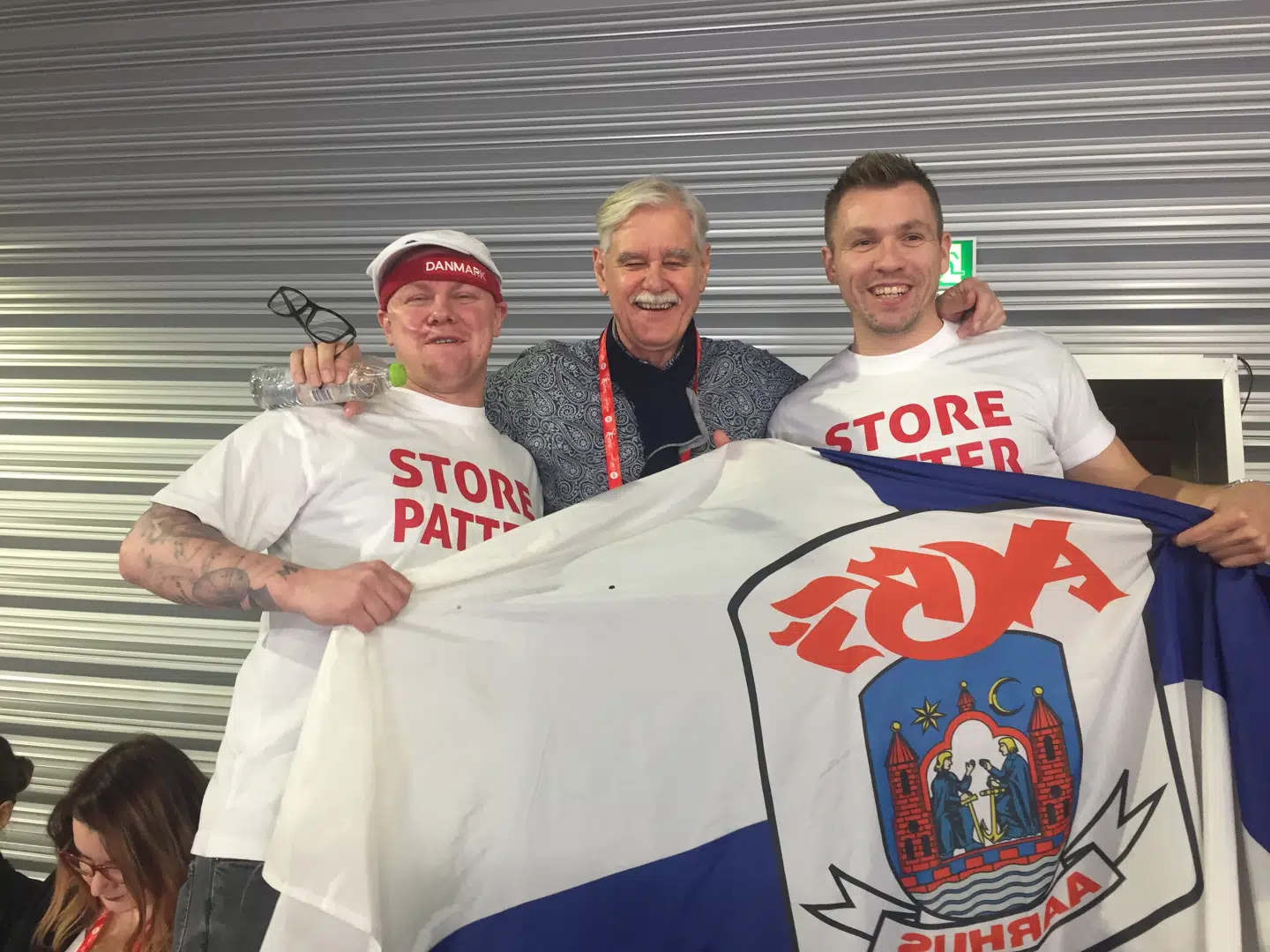 »Haha! I AGF-fans er fandme altid så syge i roen. Jeg er jo Brøndby-mand,« lød det fra Ri...undskyld...Bent Nyegaard tilbage i 2018, der dengang også selv skulle forevige aarhusianernes t-shirts.