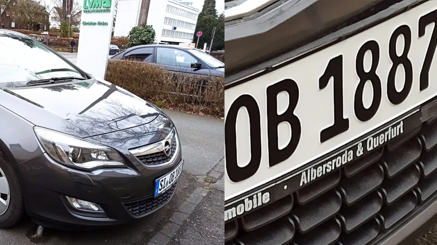 Kombinationen med 'OB 1887' var ledig, så nu kan Andreas Loxtermann glæde sig over at køre rundt og vise sin kærlighed til fodboldklubben OB.