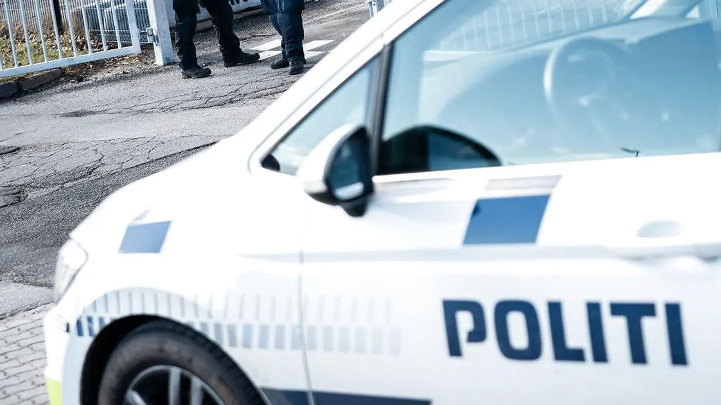 Fyns Politi er mandag middag massivt til stede på en adresse i det sydlige Odense. Arkivfoto.