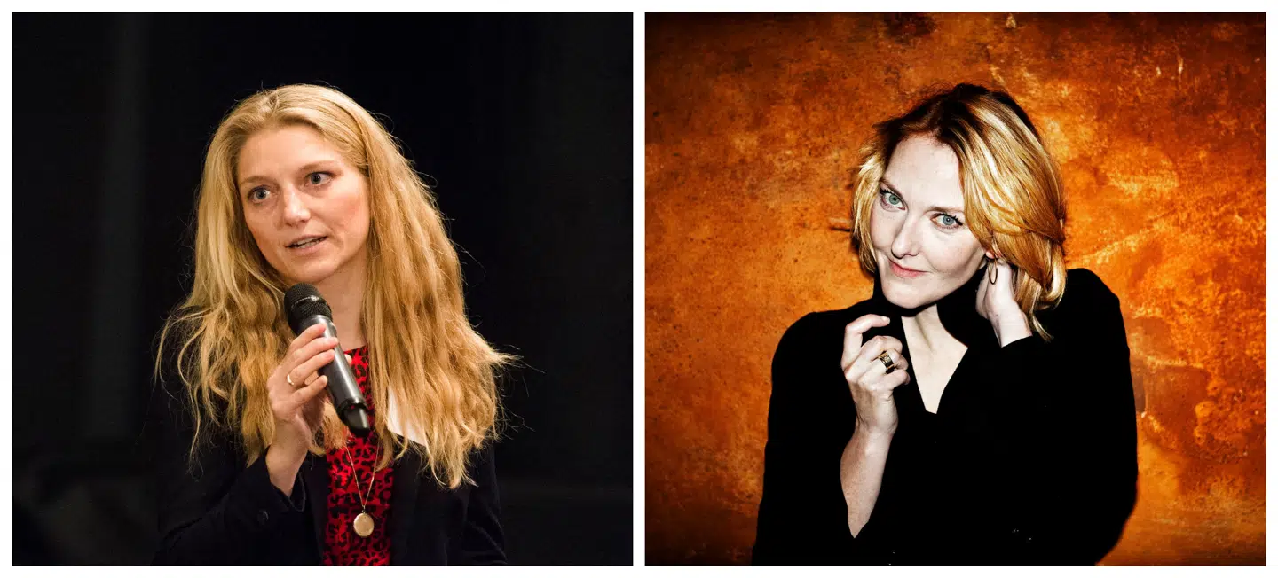 Zenia Stampe og Ditte Hansen.